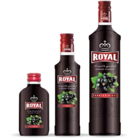 Royal Vodka fekete ribizli ízesítésű vodka 0,2l 30%