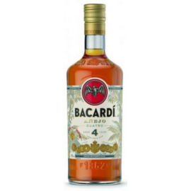 Bacardi Anejo Cuatro Rum 0,7l 40% 4 éves