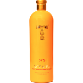 Tatratea tea alapú likőr, csipkebogyó-homoktövis ízesítéssel 0,7l 57%
