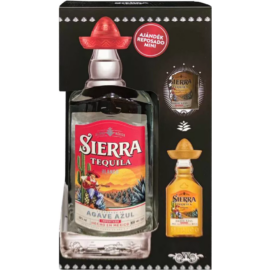 Sierra Silver tequila 0,7l 38% + Mini Reposado 0,04l