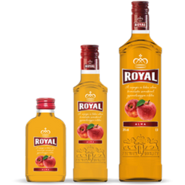 Royal Vodka alma ízesítésű vodka 0,2l 28%