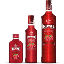 Royal Vodka málna ízesítésű vodka 0,2l 28%