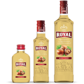 Royal vodka mogyoró ízesítéssel 0,2l  28%