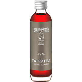 Tatratea tea alapú likőr, őszibarack ízesítéssel 0,04l 42%