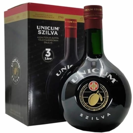 Zwack Unicum szilva ízesítésű keserűlikőr 3l 34.5%, díszdoboz