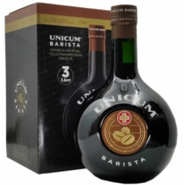 Zwack Unicum Barista kávé ízesítésű keserűlikőr 3l 34,5%, díszdoboz