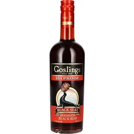Gosling's Black Seal 151 Proof Dark rum 0,7l 75,5%