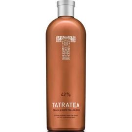 Tatratea tea alapú likőr, őszibarack ízesítéssel 0,7l 42% DRS