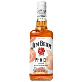 Jim Beam Peach őszibarack ízesítésű whiskey 0,7l 32,5% DRS