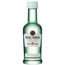 Bacardi Superior fehér rum 0,05l 40%