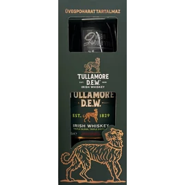 Tullamore Dew whiskey 0,7l 40% DRS, díszdoboz + pohár