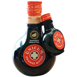 Zwack Unicum Orange Bitter keserűlikőr 0,5l 40% DRS + Unicum Orange Bitter 0,04l