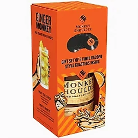 Monkey Shoulder whisky 0,7l 40% DRS, díszdoboz + alátét