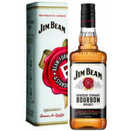 Jim Beam whiskey 0,7l 40% fém díszdobozos