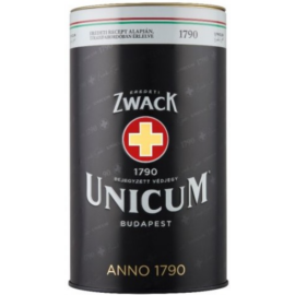 Zwack Unicum keserűlikőr 0,5l 40%, díszdoboz (fém)