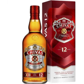 Chivas Regal whisky 1l 12 éves 40%, díszdoboz