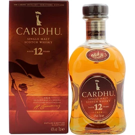 Cardhu whisky 0,7l 12 éves 40%, díszdoboz