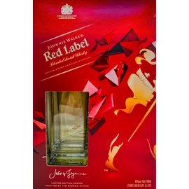 Johnnie Walker Red Label whisky 0,7l, 40%, díszdoboz + pohár