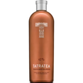 Tatratea tea alapú likőr, barack ízesítéssel 0,7l 42%