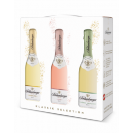 Schlumberger Klassik Selection száraz fehér/rosé pezsgő 3*0,2l