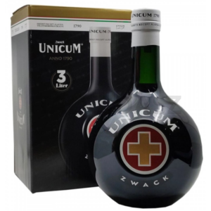 Zwack Unicum keserűlikőr 3l 40%, díszdoboz