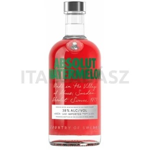Absolut Watermelon görögdinnye ízesítésű vodka 0,7l 38% DRS