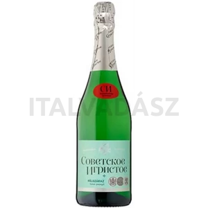Szovjetszkoje Igrisztoje fehér félszáraz pezsgő 0,75l DRS