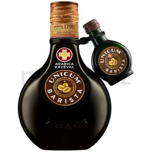 Zwack Unicum Barista kávé ízesítésű keserűlikőr 0,5l 34,5% DRS + Unicum Barista 0,04l