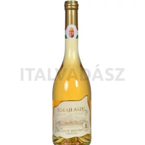 Tóth Zoltán Tokaji 5 Puttonyos Aszú édes fehérbor 0,5l 2019* DRS