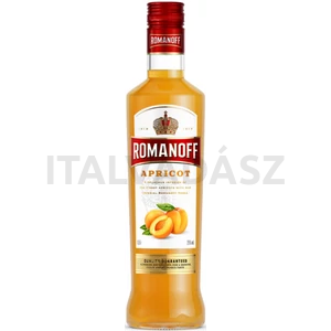 Romanoff kajszibarack ízesítésű vodka 0,1l 37,5% DRS
