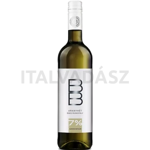 BB Aranyhét muskotályos Reborn édes fehérbor 0,75l 2025* DRS