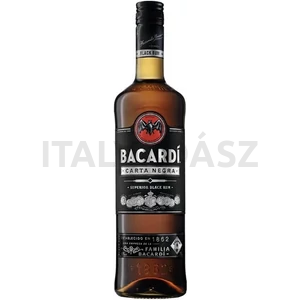 Bacardi Carta Negra Black rum 1l 37,5% DRS