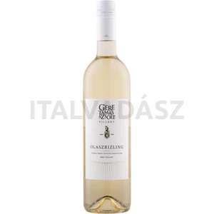 Gere Tamás Villányi Olaszrizling száraz fehérbor 0,75l 2025* DRS