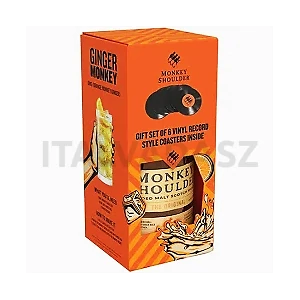Monkey Shoulder whisky 0,7l 40% DRS, díszdoboz + alátét