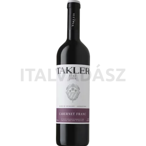 Takler Szekszárdi Cabernet Franc száraz vörösbor 0,75l 2018