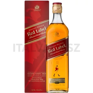 Johnnie Walker Red Label whisky 0,7l 40%, díszdoboz (fém)