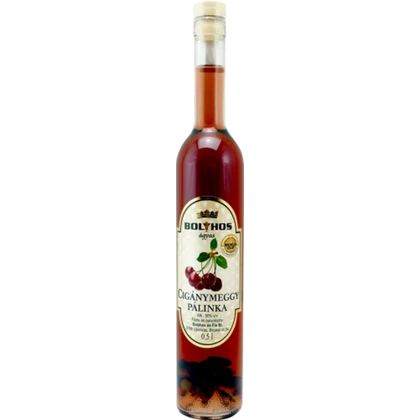 Bolyhos ágyas cigánymeggy pálinka 0,5l 50%