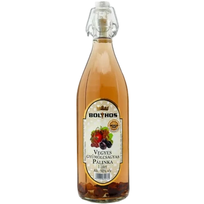 Bolyhos ágyas vegyes pálinka 1l 50%
